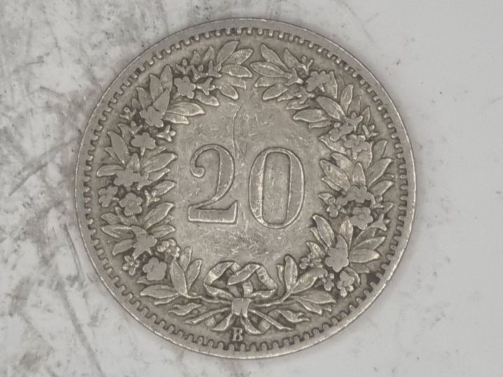 Alle Münzen: 20 rappen 1900 – Gebraucht aus Bure von chap981 1