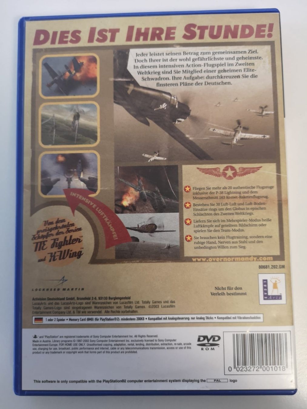 Giochi: Secret Weapons over Normandy (PS2) – Usato da Herisau venduto da Seyashop_2 2