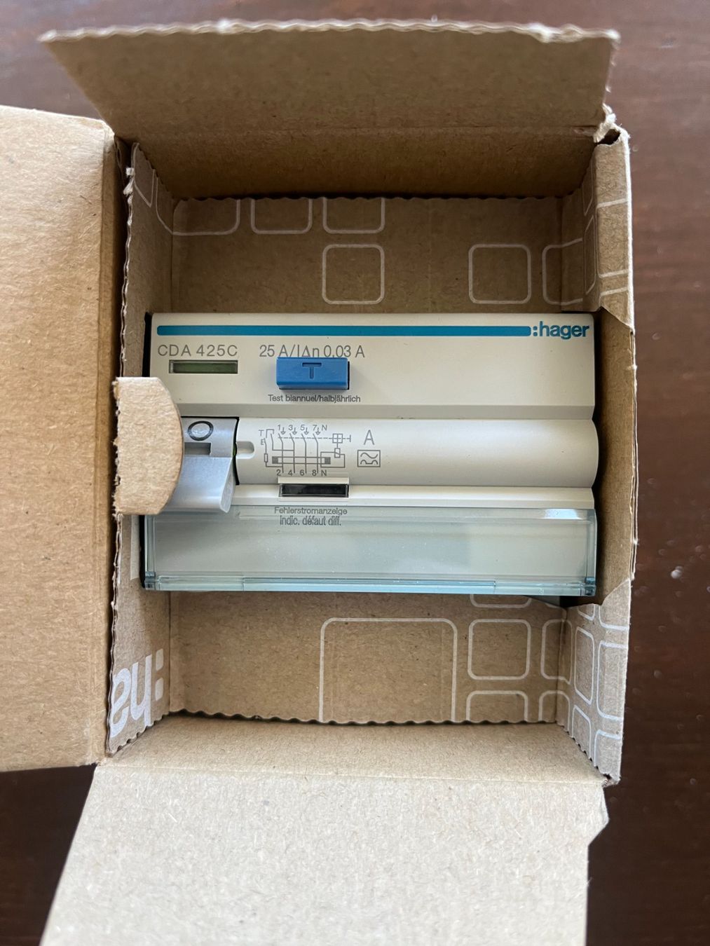 Hager Alimentazione elettrica: FI 25A 30mA 3LN – Nuovo e nell'imballaggio originale da Dintikon venduto da Redgar58 1
