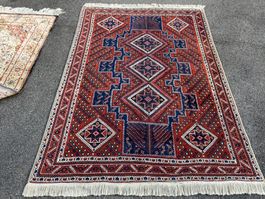 Antiker Gashgai/Shiraz-Teppich aus Persien ca 80 Jahre alt
