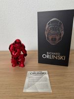Richard Orlinski Gorilla Figur rot gebraucht mit Box