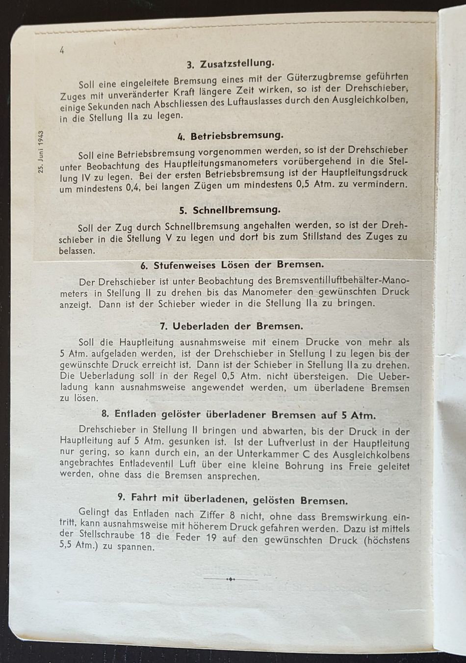 Documenti: Führer-Bremsventil Kradolfer-Weibel 1942 – Usato da Biberist venduto da Slick 3