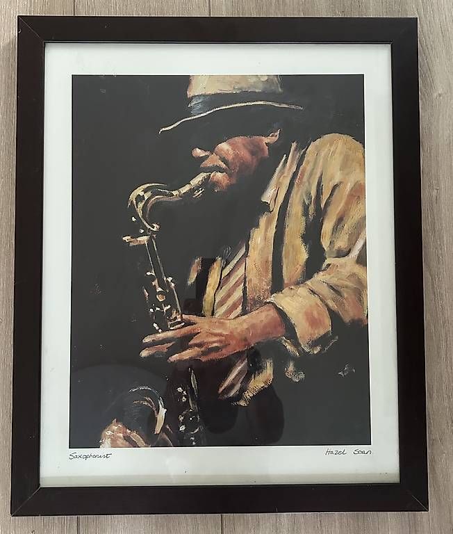 Foto & Immagini: Bild Saxophonspieler – Usato da Richterswil venduto da Heidi0808