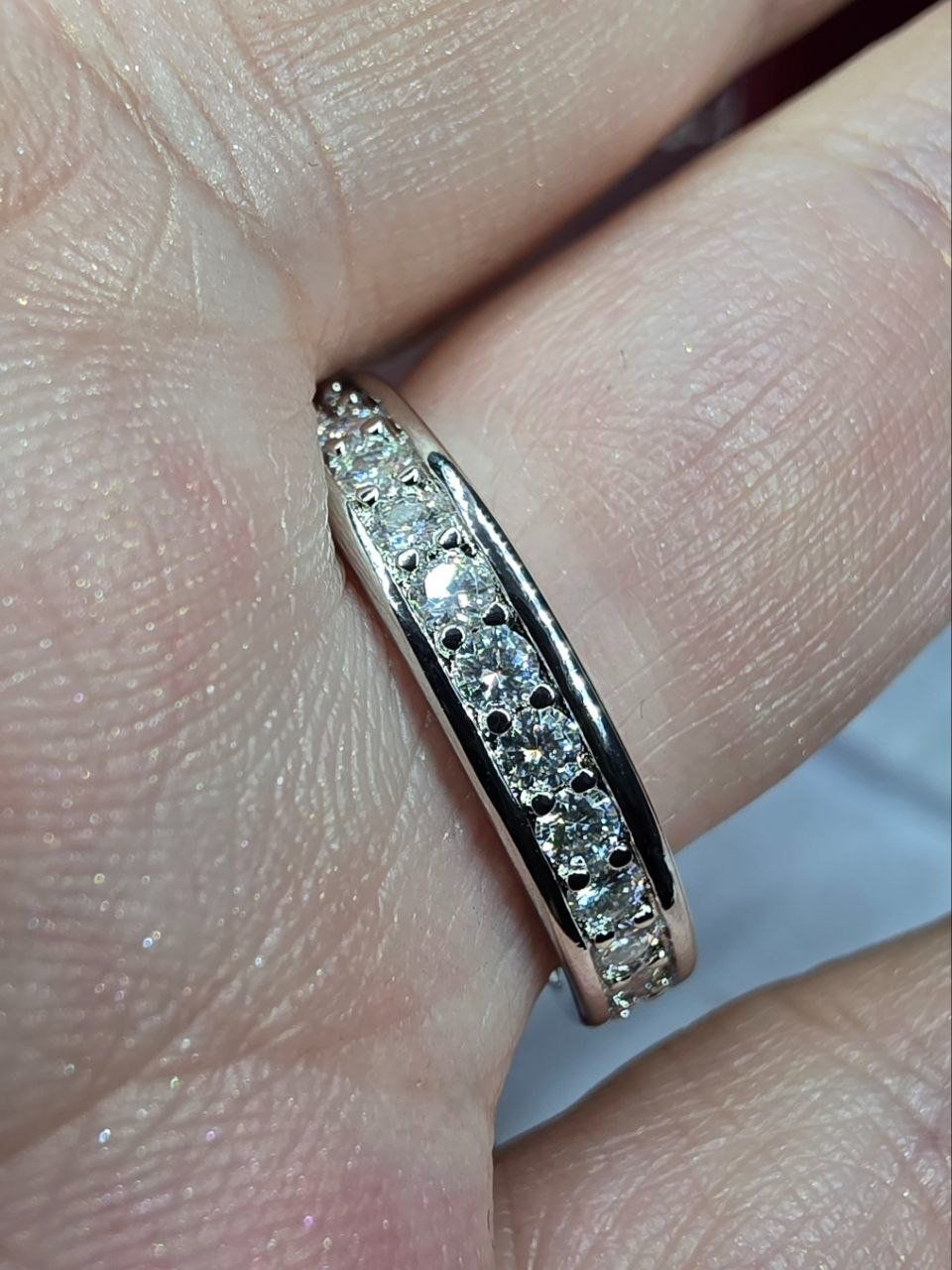 Anelli: Bague argent avec diamants de moissanite certifiés GRA – Nuovo e nell'imballaggio originale da Reconvilier venduto da Tsma67 4