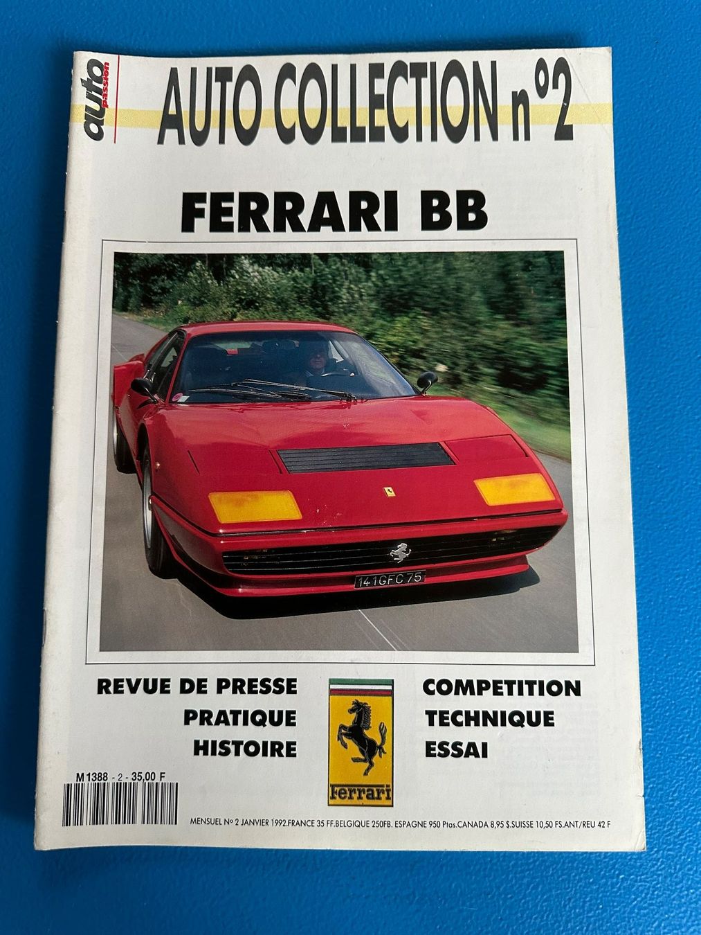 Riviste & Magazine: Heft , Ferrari 512 BB , Auto - Passion 1992 , Oldtimer – Usato da Boswil venduto da pavo1