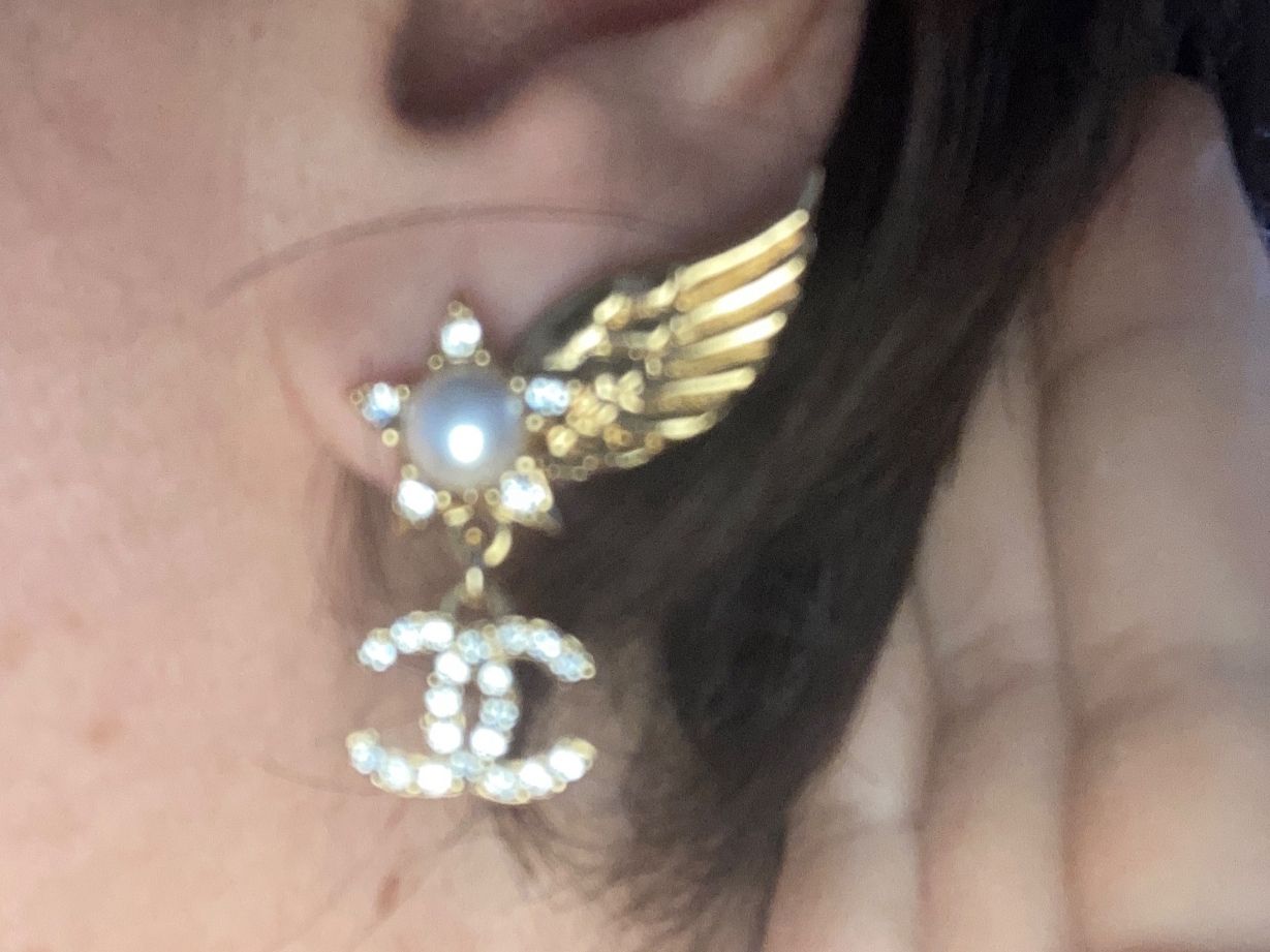 Chanel Orecchini pendenti & Orecchini a lobo: Chanel Ohrstecker Neu – Nuovo (secondo la descrizione) da Zuerich venduto da SaTs-43