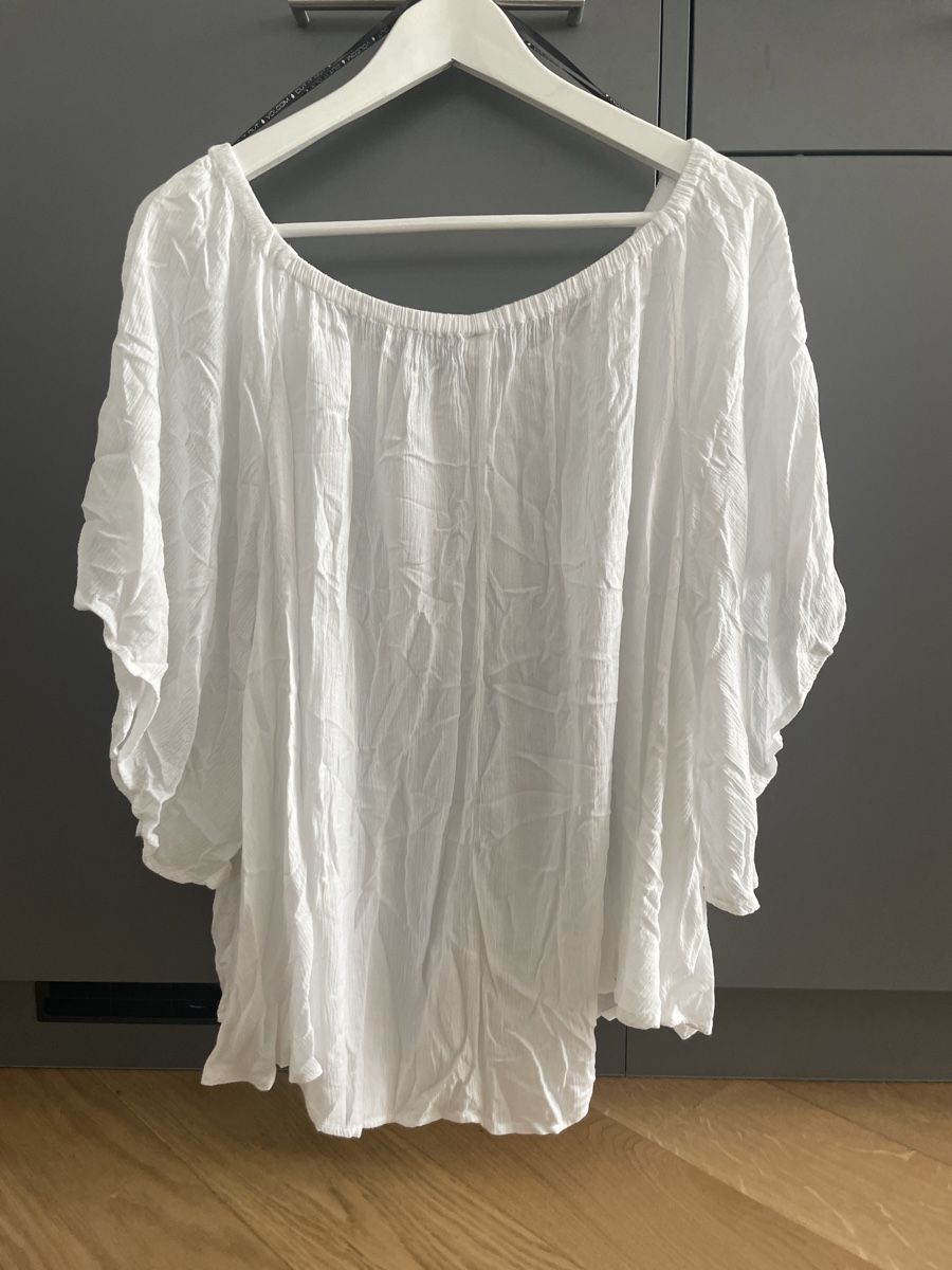 Tuniche: Weisse off shoulder Tunika, Gr. S – Usato da Arbon venduto da llaauraa 2