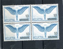 1938 Nr.22 V'block Unterdruck versch.