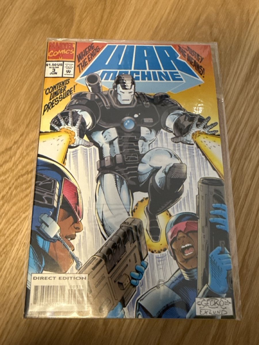 Fumetti: Marvel Comic War Machine Nr 3 Juni 1994 – Usato da Buchrain venduto da Steeefan