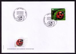 2002_1060d_MARIENKÄFER_FDC ohne Zierfeld_DUNKLE AUSGABE !!