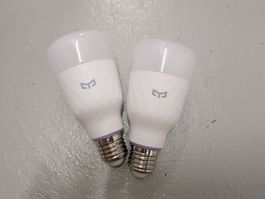 Yeelight RGB LED Glühbirnen E27 2 Stk
