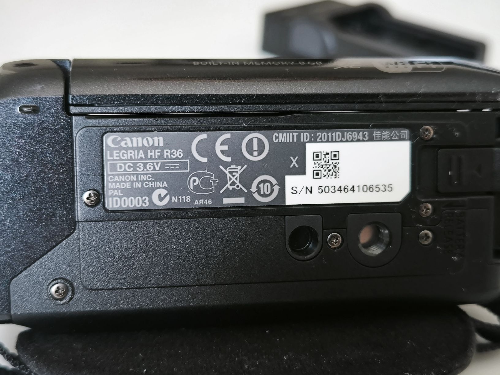 Canon Caméscopes: Canon Legria HF R36 camscope – D'occasion à Riaz par vanucaptures 6