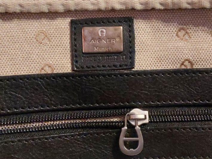 Aigner Borse: Weekender Aigner Munich Ledertasche Vintage – Usato da Oberdiessbach venduto da wasserfreak 2
