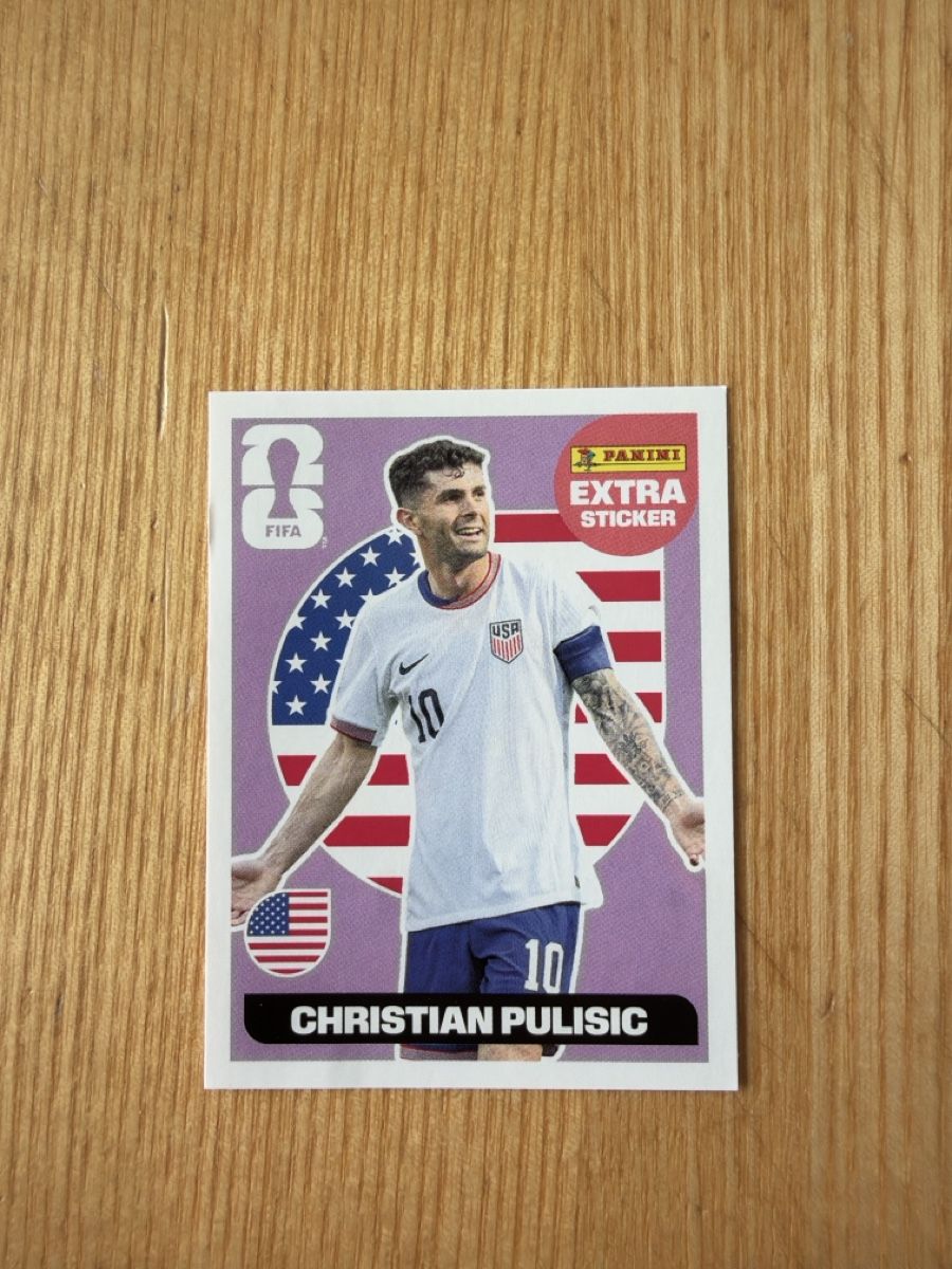 Panini Carte collezionabili: Panini EXTRA STICKER Christian Pulisic USA – Nuovo (secondo la descrizione) da Niederglatt ZH venduto da sim_gj7s