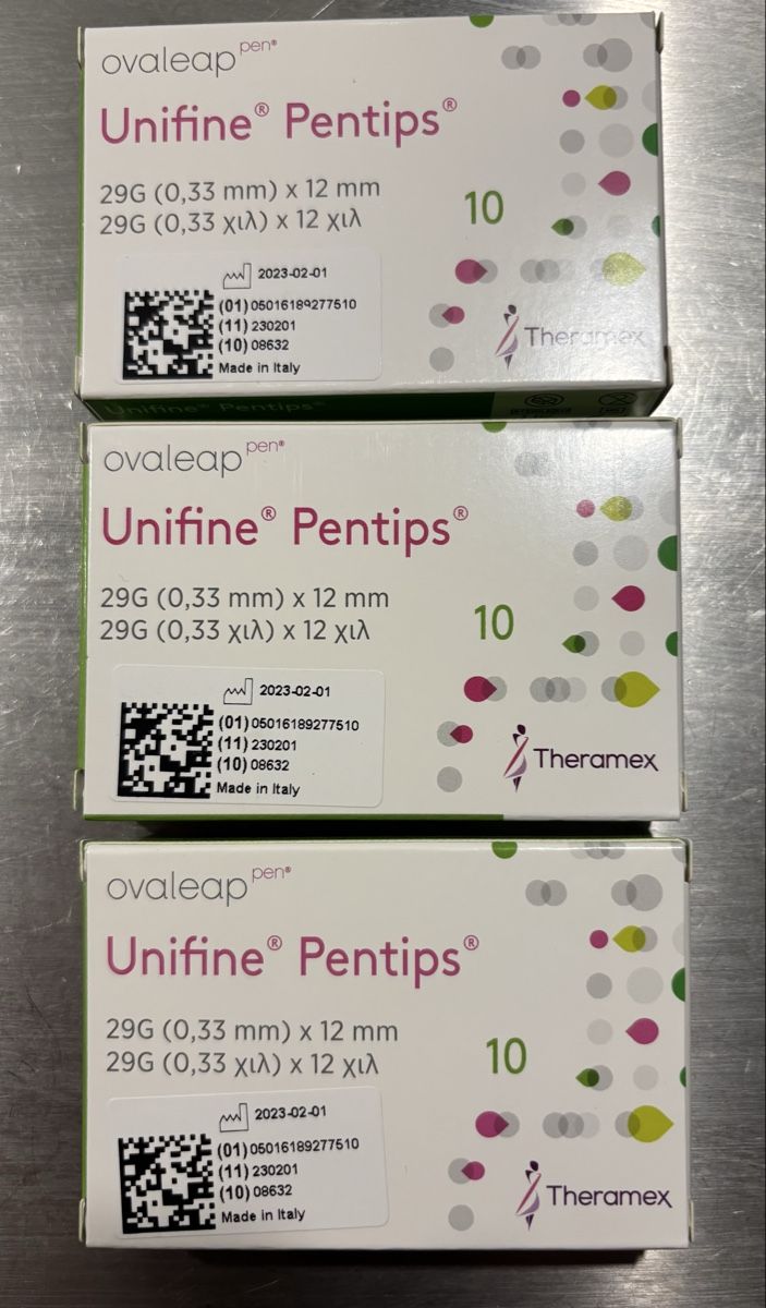 Attrezzature mediche: 4x Packungen Unifine Pentips + Pen – Nuovo e nell'imballaggio originale da Horgen venduto da sophiaric 1