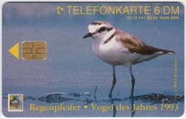 Regenpfeifer - ungebrauchte Deutsche Kunden Telefonkarte