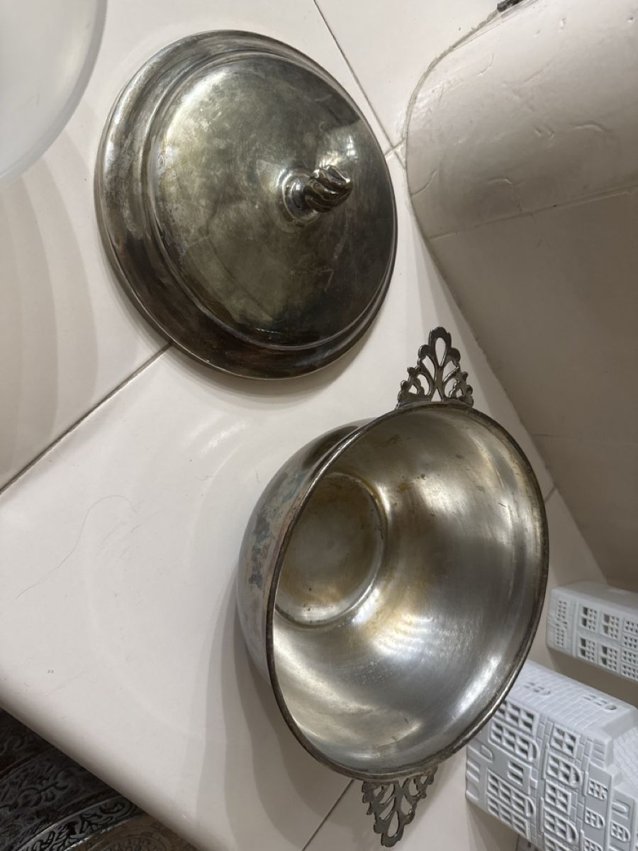 Ciotole: Schale mit Deckel alt  – Usato da Schaffhausen venduto da Ibag 3