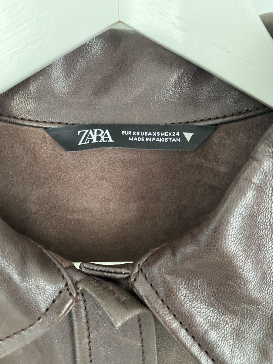 Zara Giacche: Veste / chemise en cuir - XS – Usato da Bussigny venduto da cac_q2c6 5