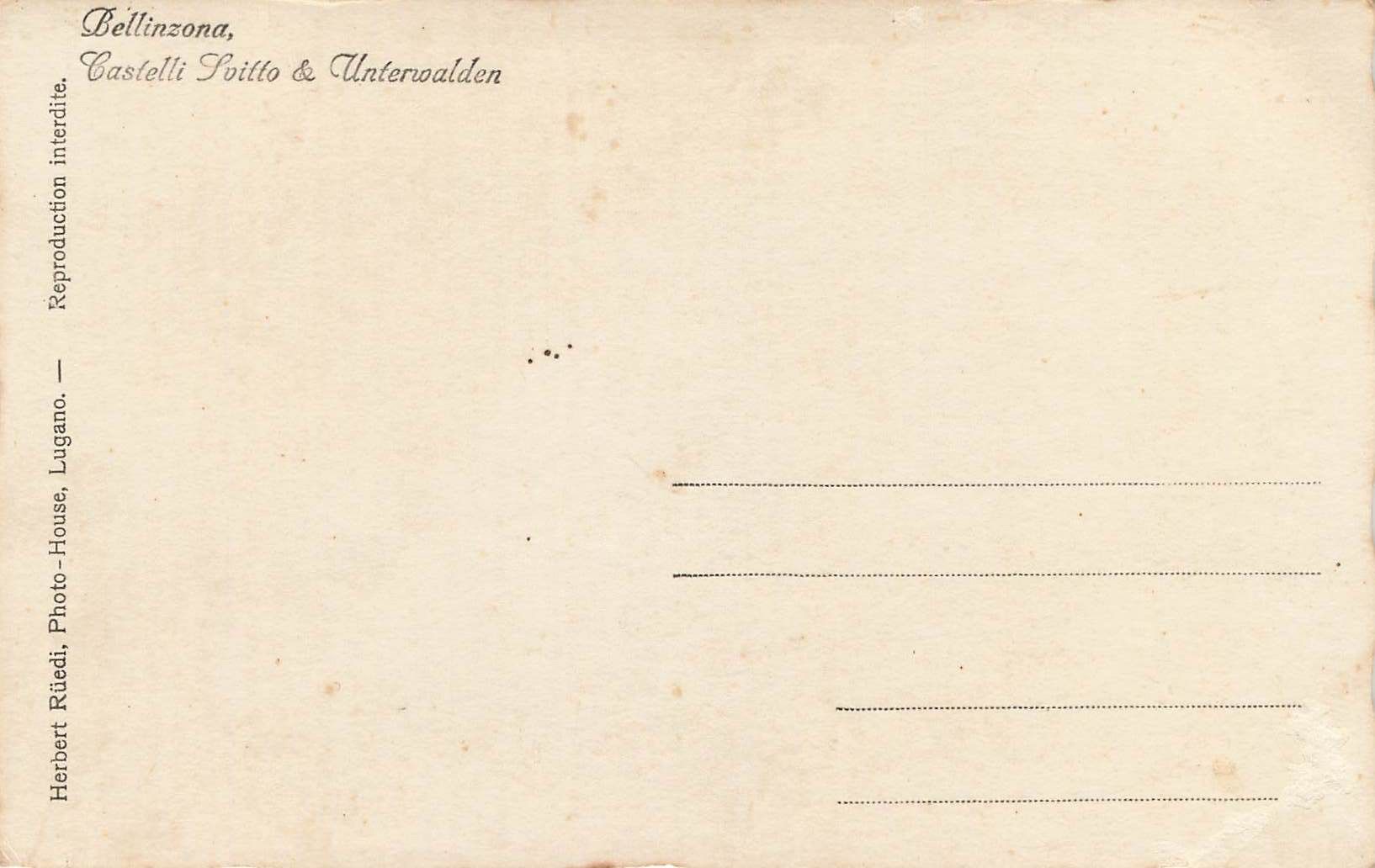 Cartes postales: Bellinzona castelli svitto e unterwalden – D'occasion à Biasca par Blenio71 1
