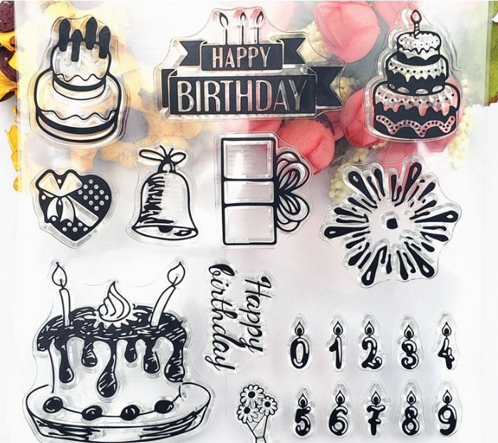 Neues Set Motivstempel Geburtstag, Happy Birthday Kaufen auf Ricardo