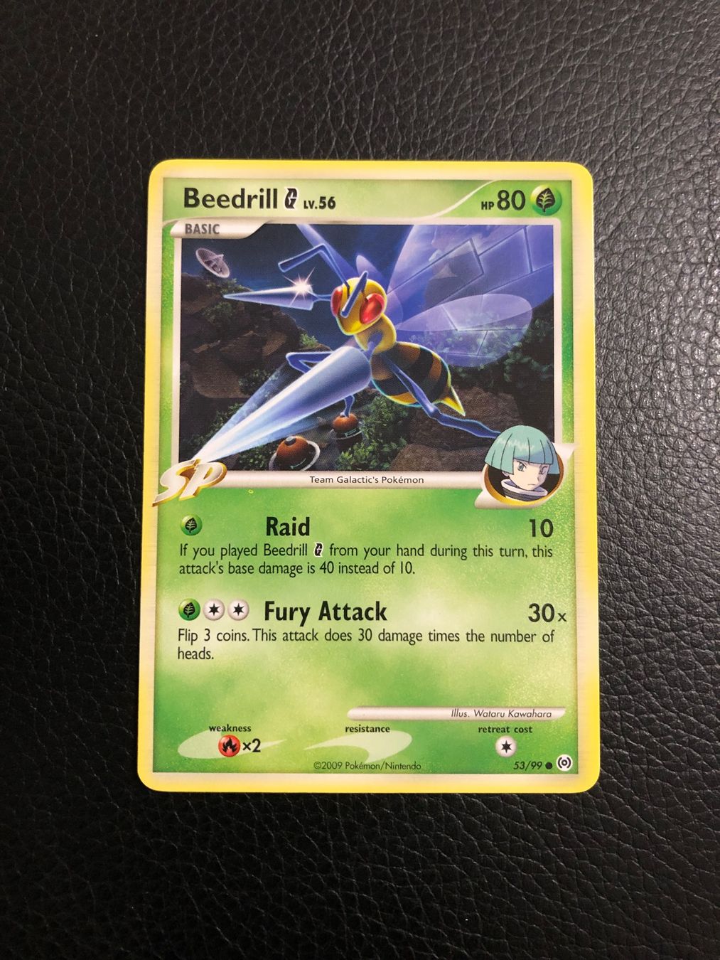 Pokémon Carte collezionabili: 2009 Platinum Arceus - Beedrill 53/99 Ab 1 – Usato da Paradiso venduto da Pkmn10