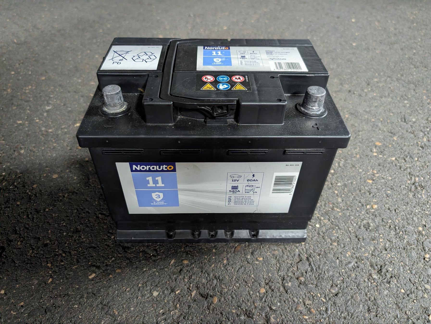Batterien: Autobtterie 540A 60Ah – Gebraucht aus Solothurn von marlib