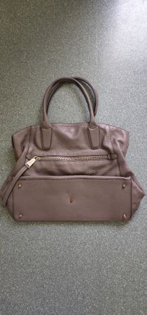 Abro Ledertasche taupe
