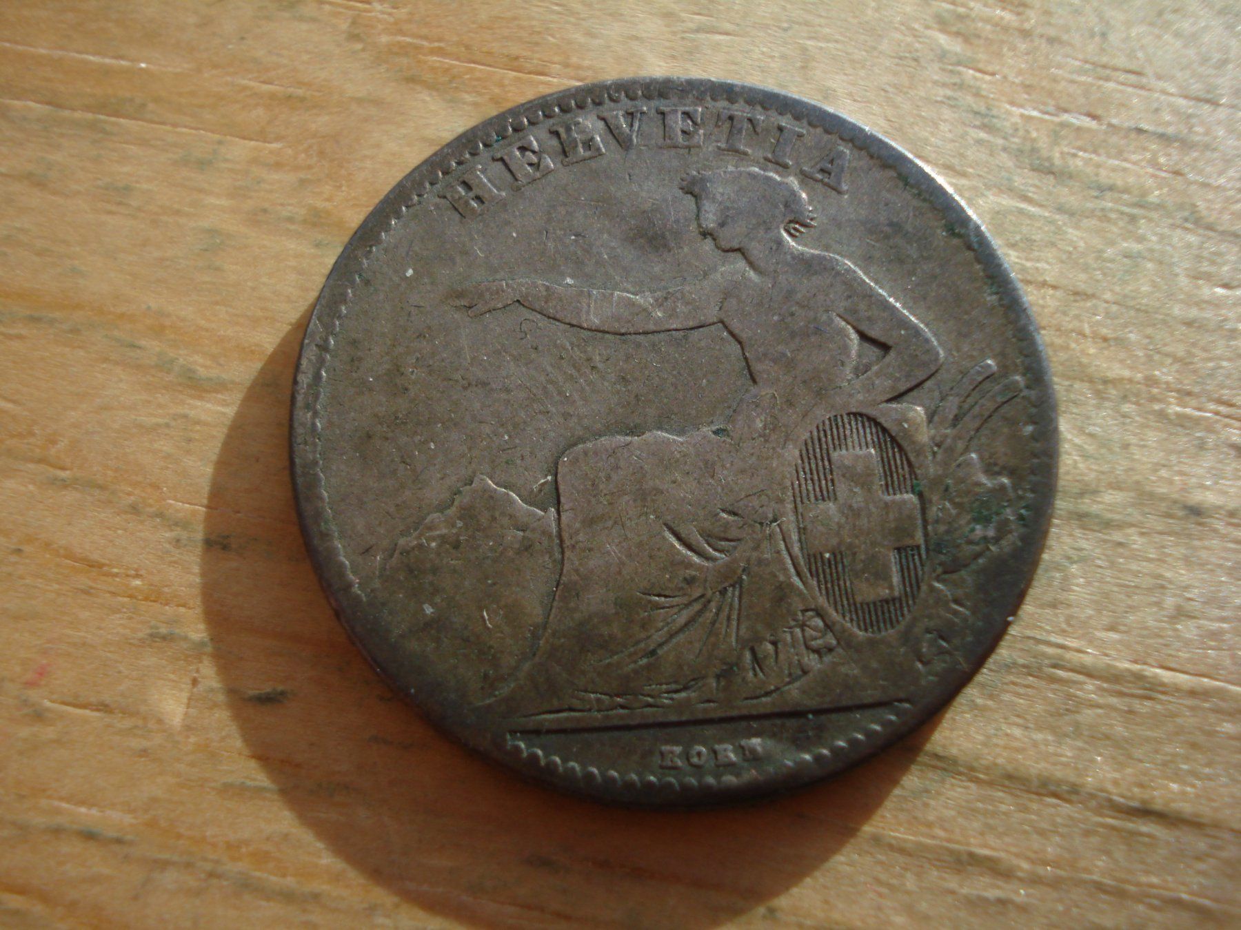 Alle Münzen: (S) 2 Franken 1860 – Gebraucht aus Erlach von Net-Coins 1