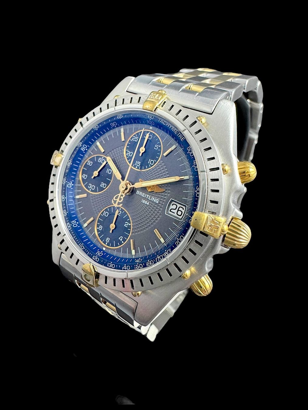 Breitling Orologi: Breitling Chronomat Bicolor Automatic 40mm Fullset *U1138 – Usato da Zürich venduto da GalerieInauen 2