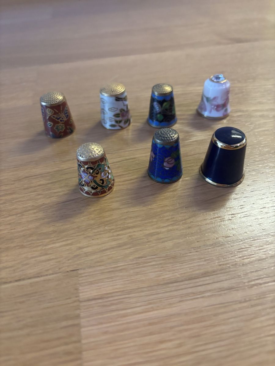 Ditali: 7 Sammler Fingerhüte – Usato da Herisau venduto da Seyashop_2 1