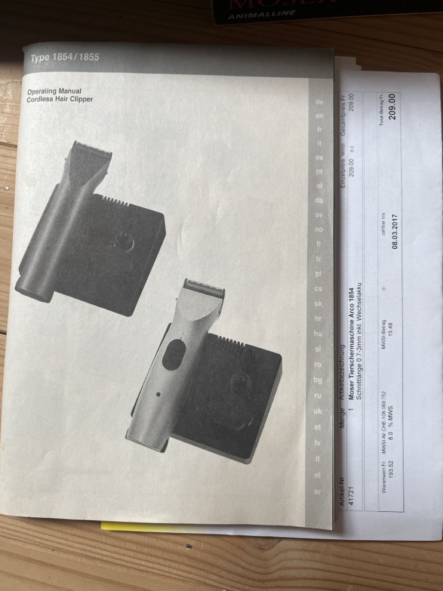 Prodotti per la cura & articoli per la pulizia: Moser Haar Clipper – Difettoso da Bärschwil venduto da yamaha022 1