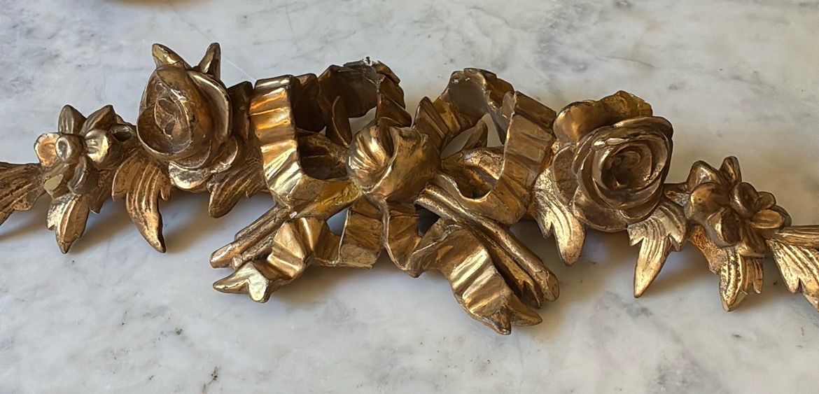 Tutte le decorazioni: Élément en bois doré et sculpté s.XIX – Usato da Genève venduto da gen_sk2c