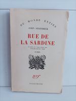 Rue de la Sardine / John Steinbeck / NRF Gallimard 1947