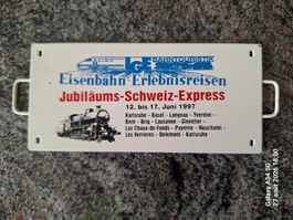 Plaque ferroviaire Jubiläums-Schweiz-Express 1997 collection