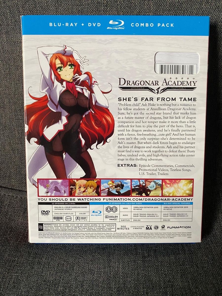 Tutti i DVDs: Dragonar Academy Anime Bluray + DVD Combo Pack – Usato da Ringgenberg BE venduto da Republic_Of_Gamers 1