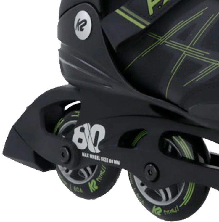 K2 FIT 80 Pro Inline Skates Black/Olive, Gr. 47 Kaufen auf Ricardo