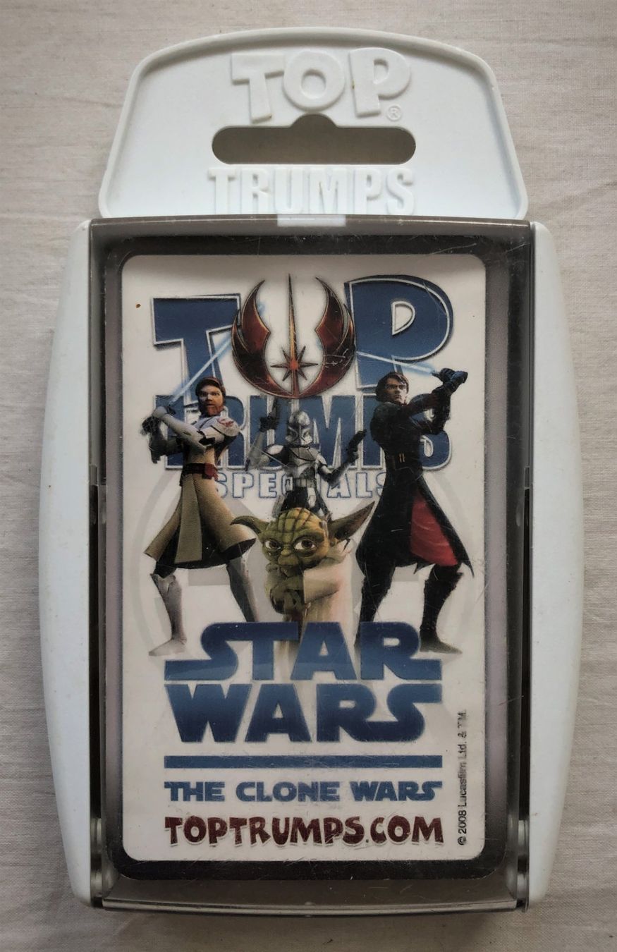Spiele: TOP TRUMPS - Quartett - STAR WARS - THE CLONE WARS – Gebraucht aus Schaffhausen von