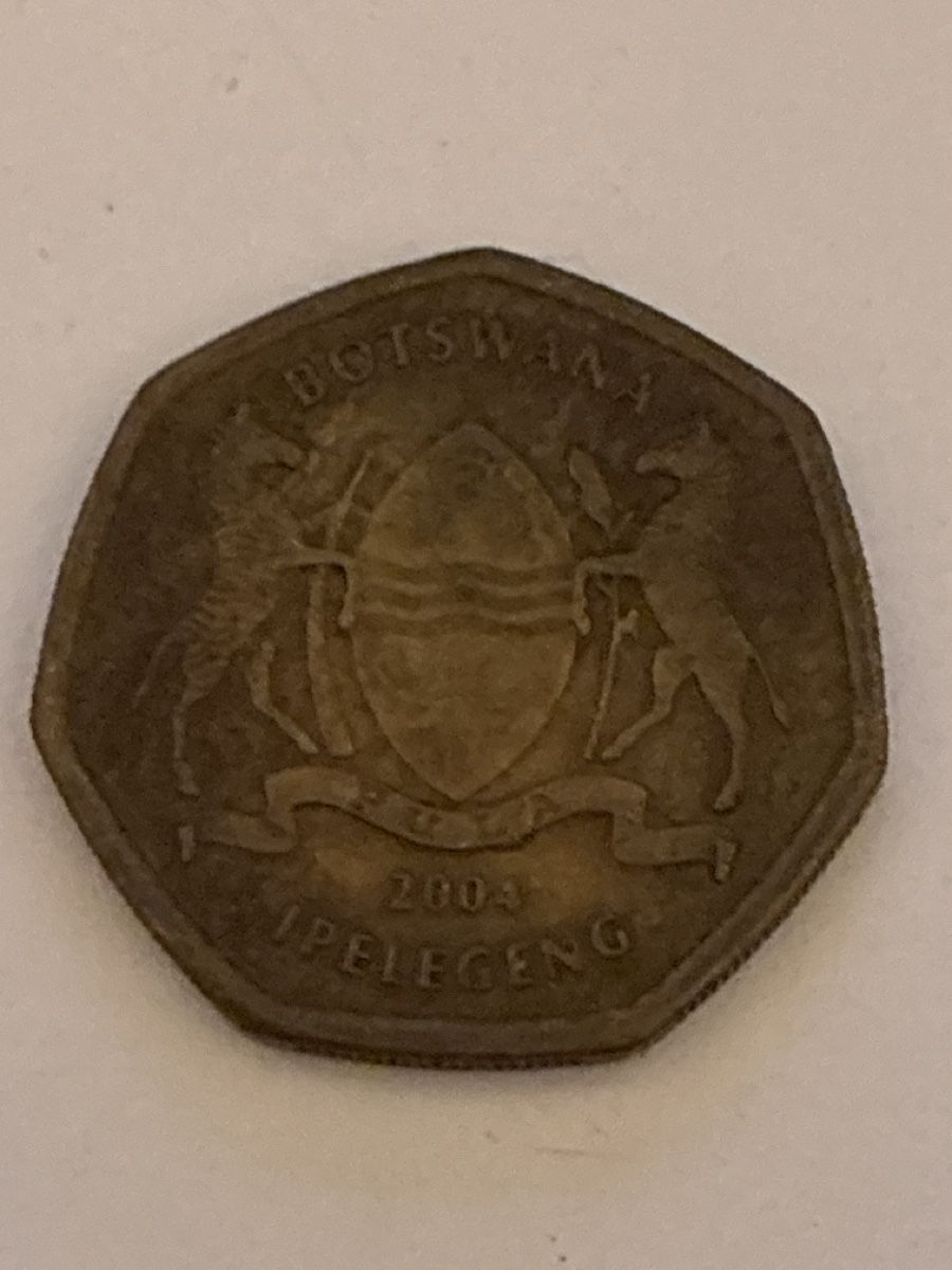 Tutti le monete: Nr. 17: 2 Pula, Botswana, 2004 – Usato da Burgdorf venduto da Yakari5165 1