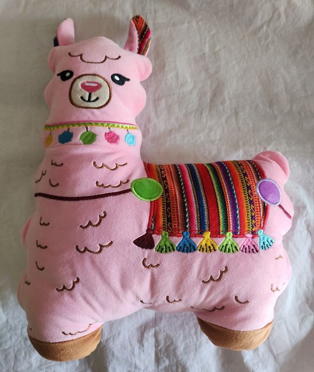 wunderschönes Lama Kinder Kissen, Farbe Rosa, Neu!!! | Kaufen auf Ricardo