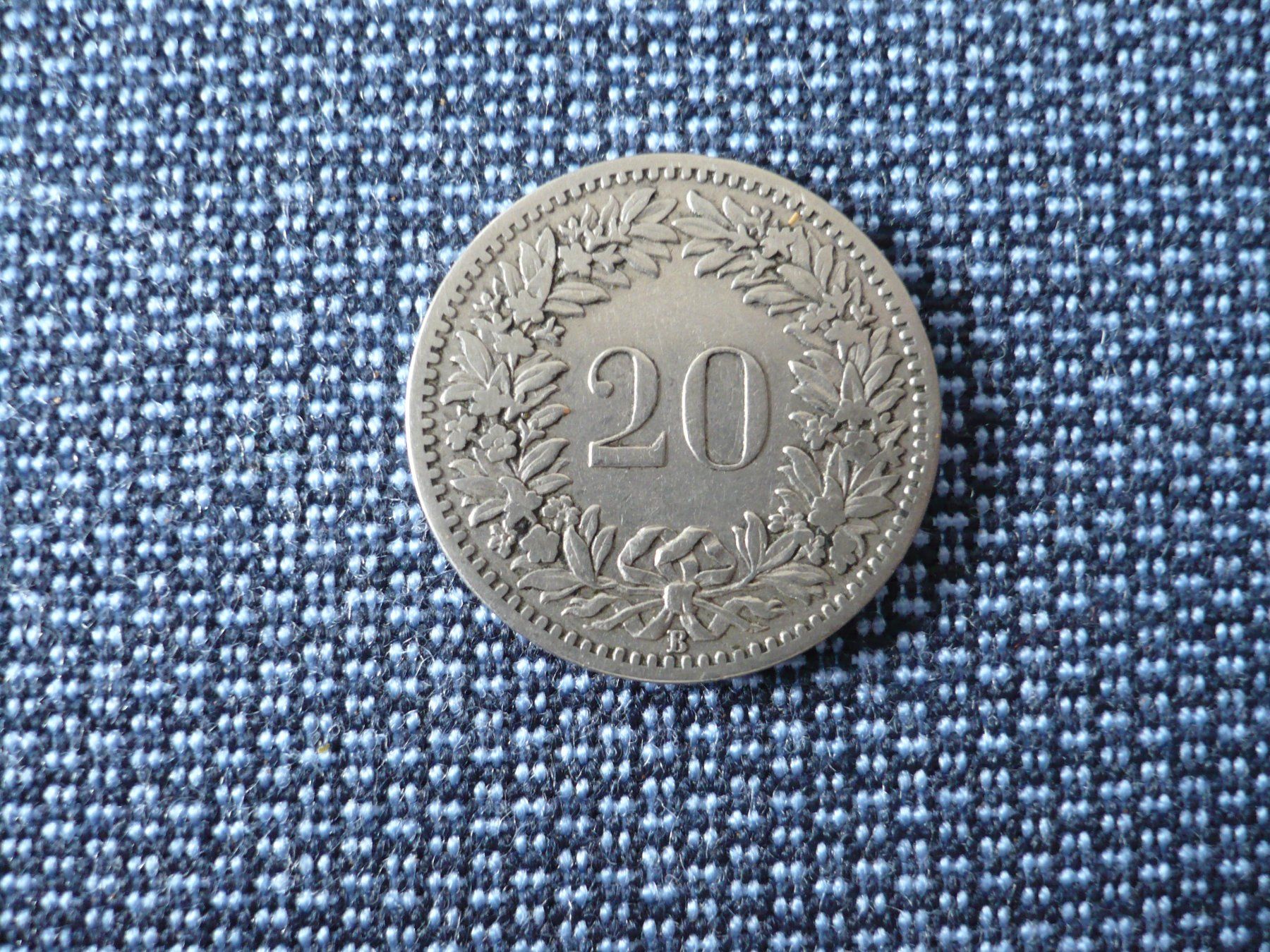 Tutti le monete: 20 Rappen 1885 – Usato da Winterthur venduto da kormorans 1