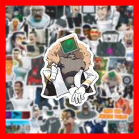 Skibidi Toilet Youtube TikTok Trend Viral 50 tlg Stickerset