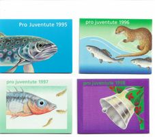 PRO JUVENTUTE MH 1995 - 1997 FISCHE etc. FRANKATUR