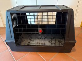 Transportbox Hund schwarz