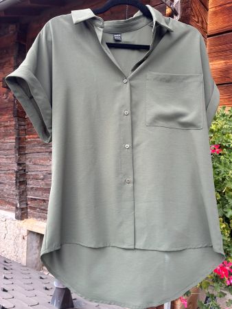 Chemise sans manche kaki