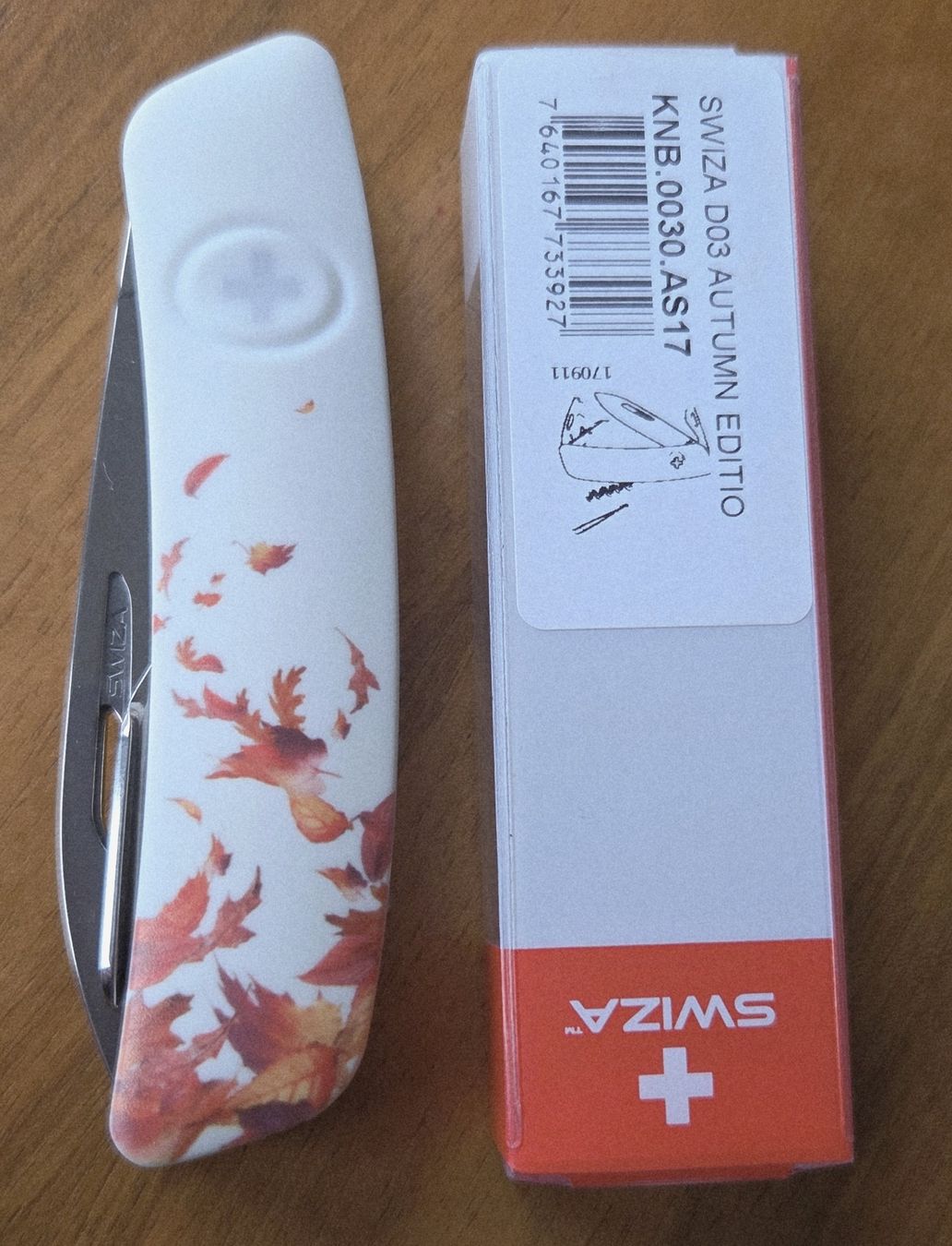 Swiza Coltelli tascabile: Swiza D03 AUTUMN LIMITED EDITION 2017 – Nuovo e nell'imballaggio originale da Biel/Bienne venduto da Limite15 1