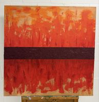 Acryl Bild „Manchester Red“