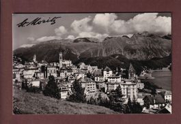 ST. MORITZ - Teilansicht mit Languardkette