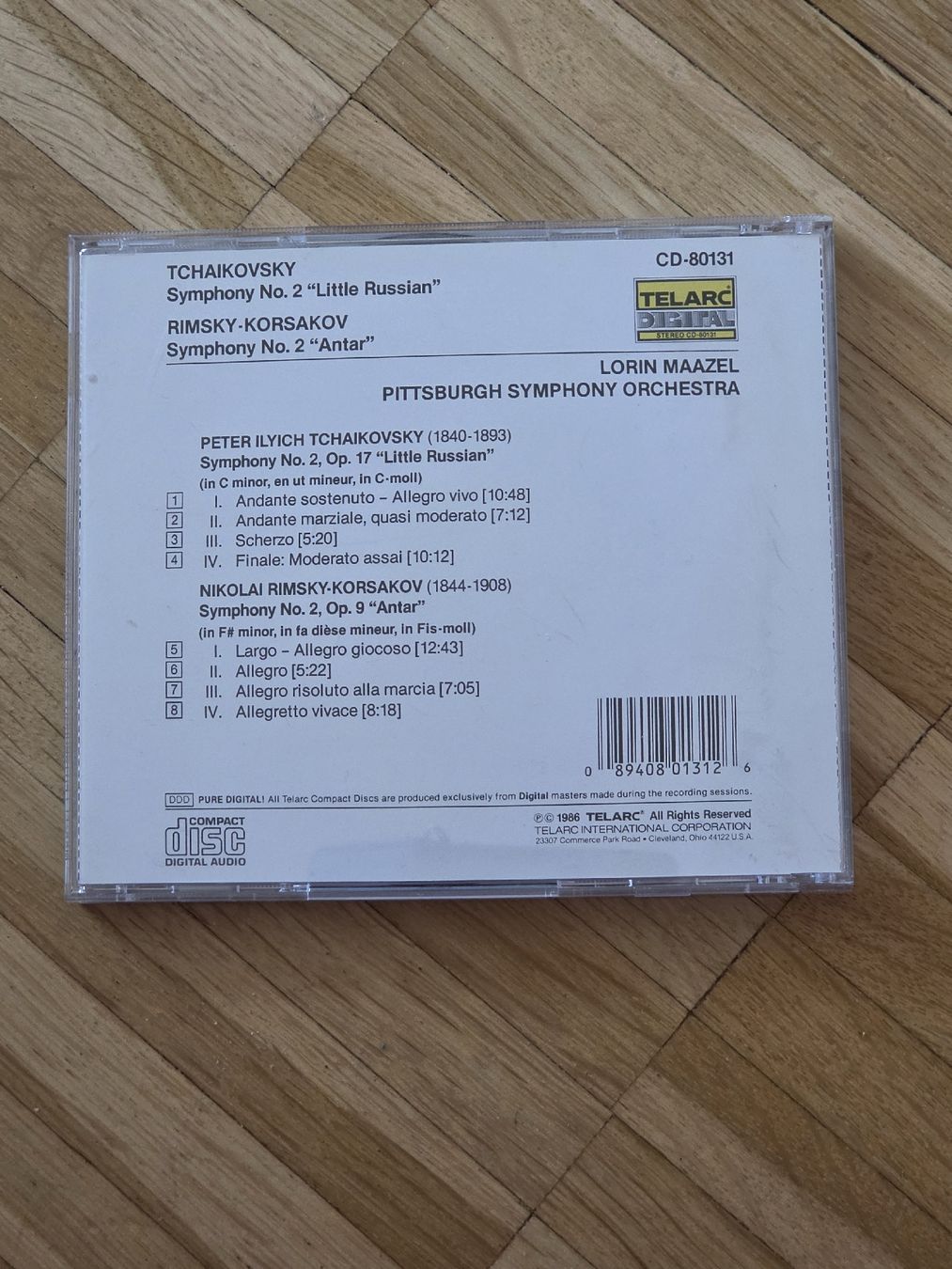 CD: CD: Tchaikovsky, Rimsky-Korsakov; Maazel  – Usato da Aesch BL venduto da immon 1