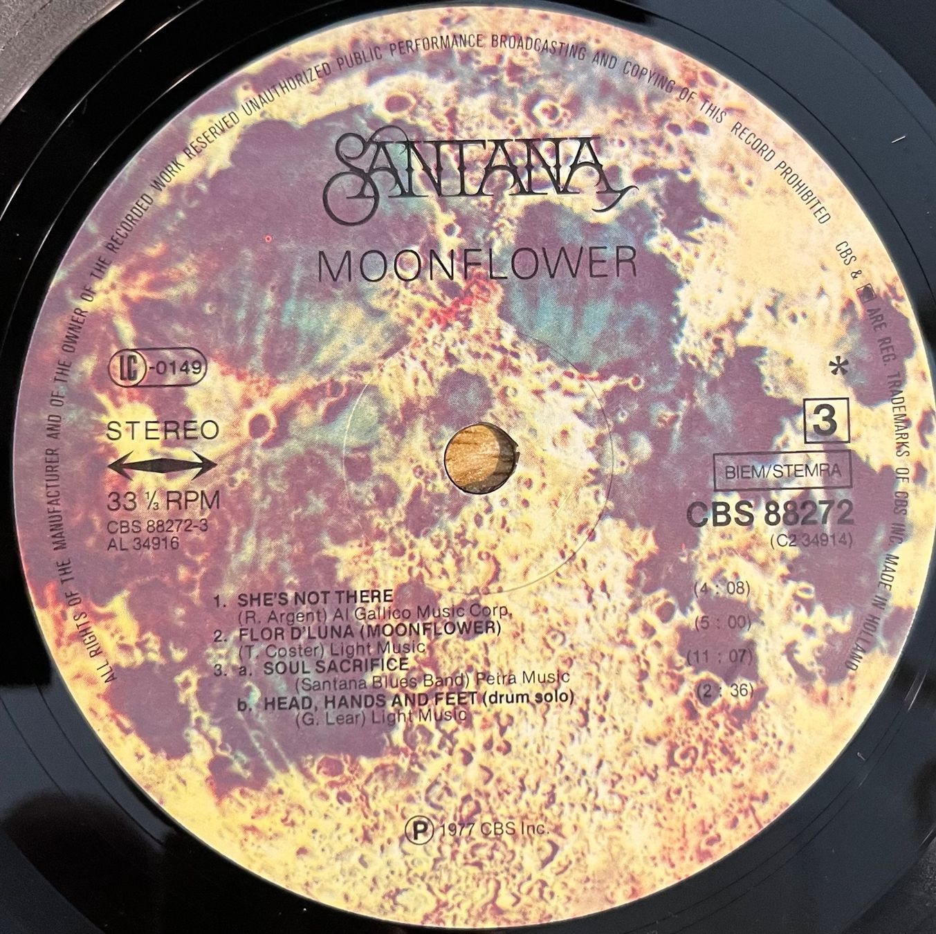 Vinyles: SANTANA - MOONFLOWER - 2 Vinyles 33 Tours – D'occasion à Bussigny par vinyl-pas-cher 6