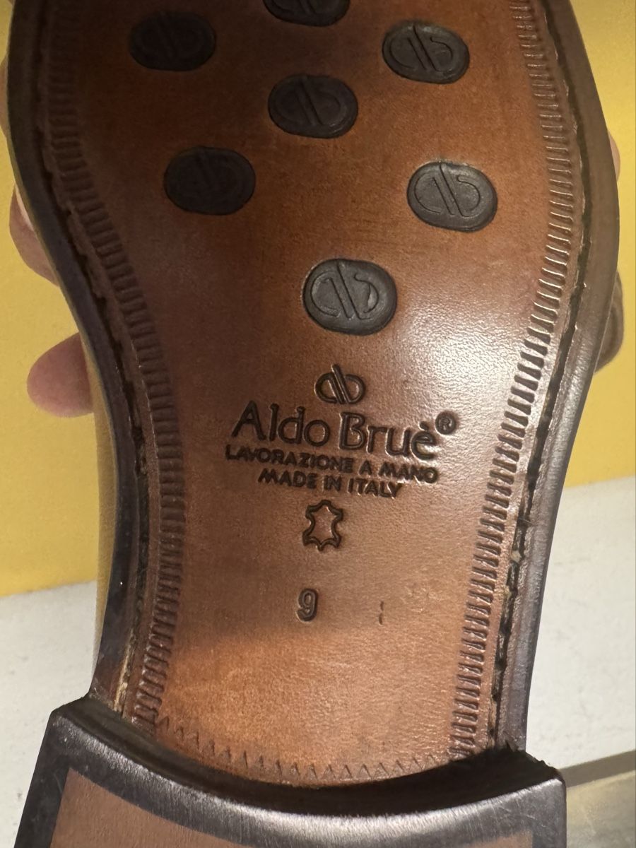 Aldo Scarpe da uomo: Herren  Aldo Brue Leder Grösse 9  – Usato da Schlieren venduto da Freundlich02 6